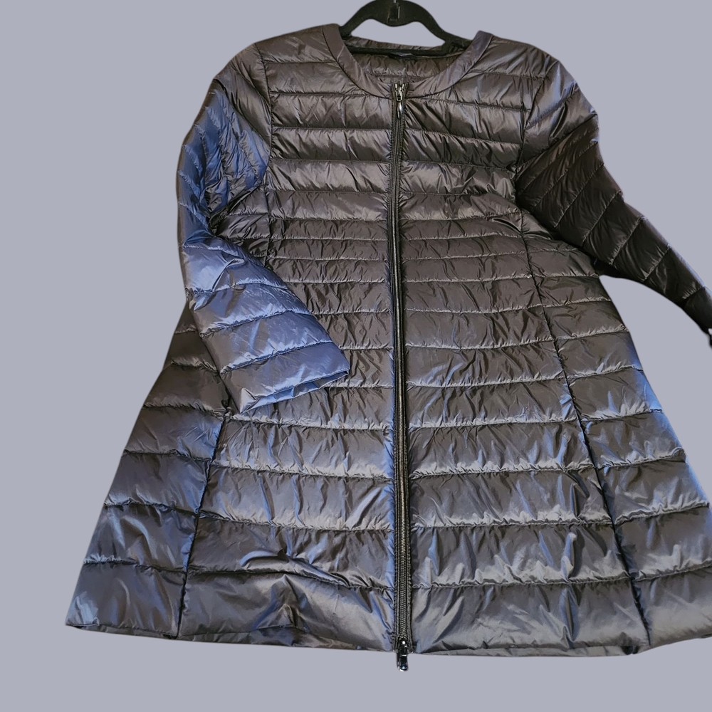 Women's Black Quilted Coat